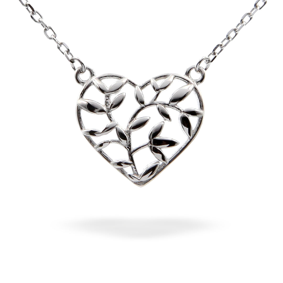 "Ramo d'Olivo" Necklace in Sterling Silver