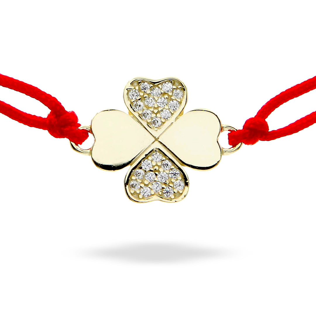 "Four-Leaf Clover of Luck" Bracelet