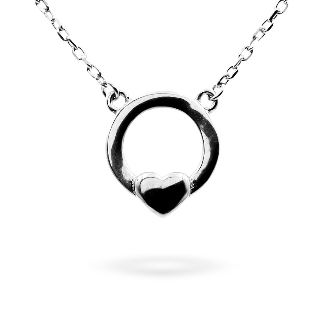 "Ring of Love" Necklace in Sterling Silver