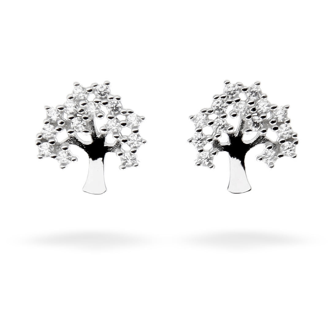 "Tree of Life" Earrings in Sterling Silver