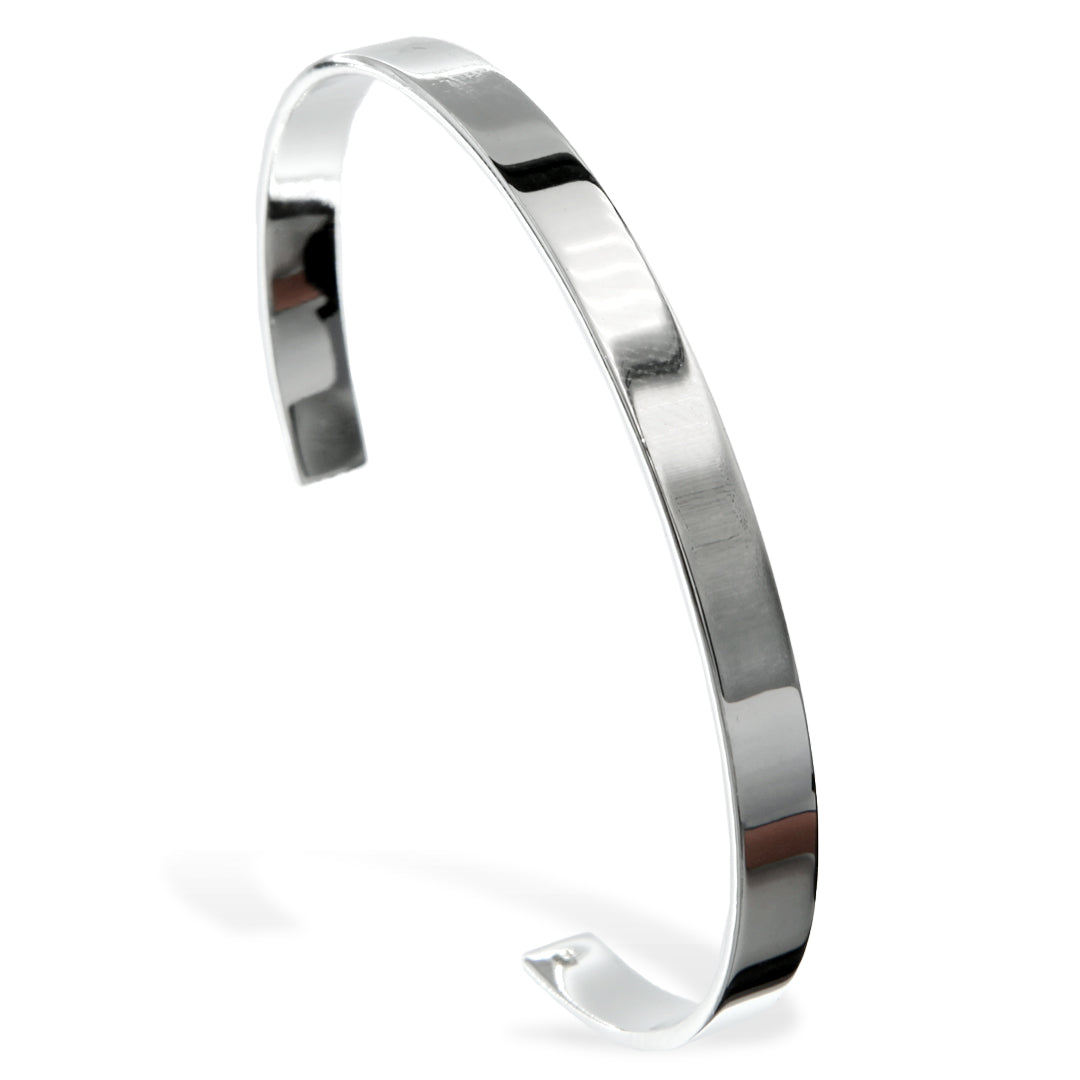 "The Hoop" Statement Bracelet in Sterling Silver