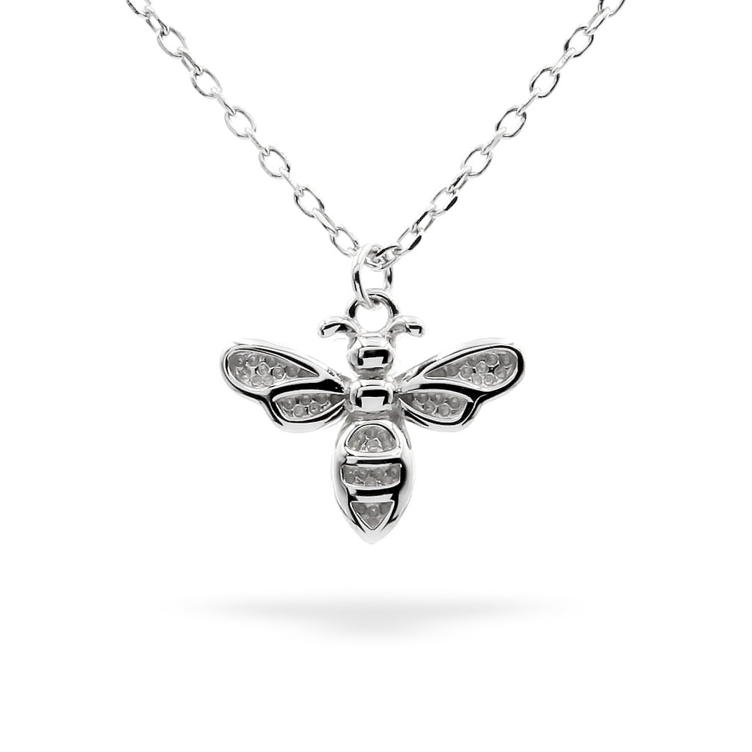 "Bee Cool" Necklace in Sterling Silver