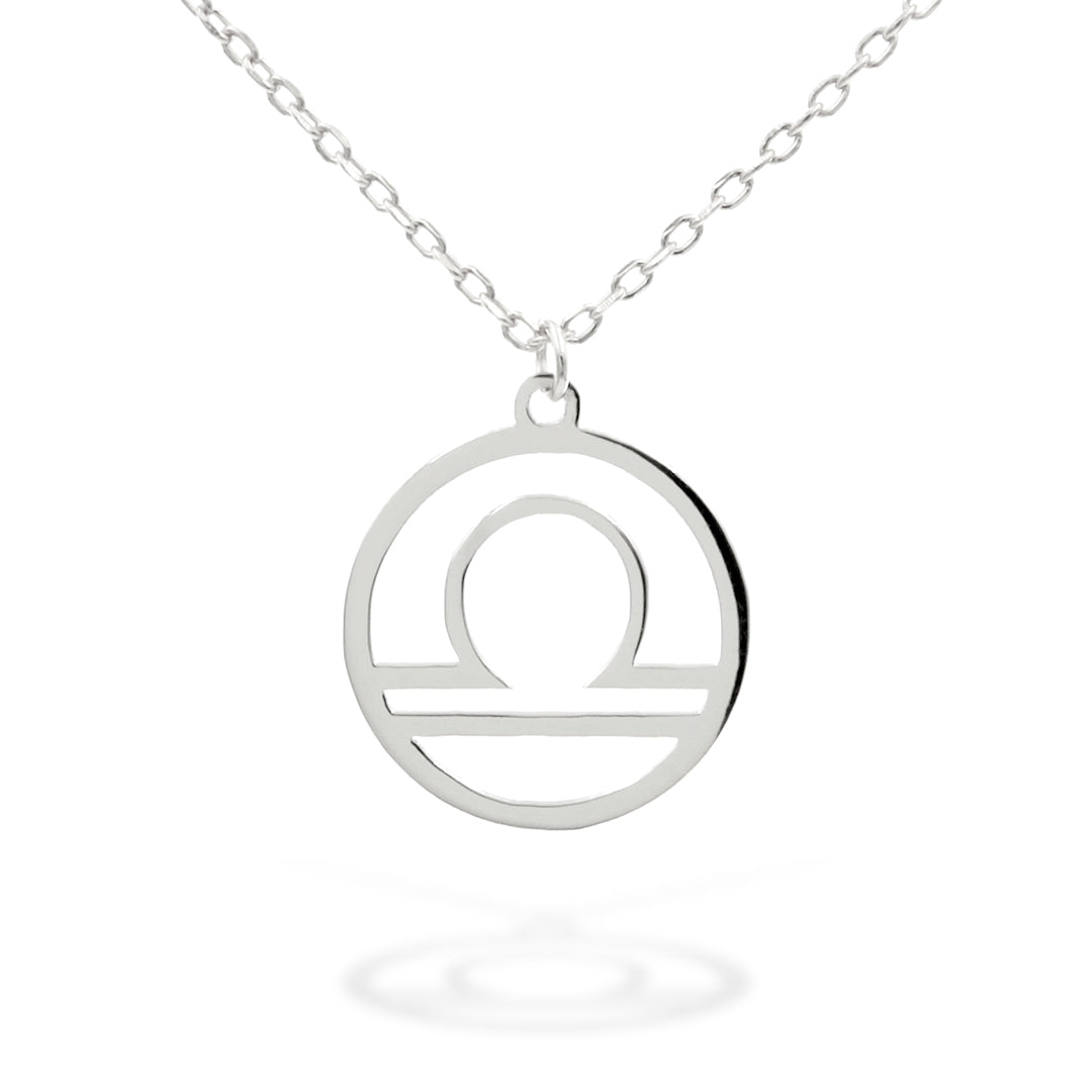 Horoscope Sign "Libra" Necklace in Sterling Silver