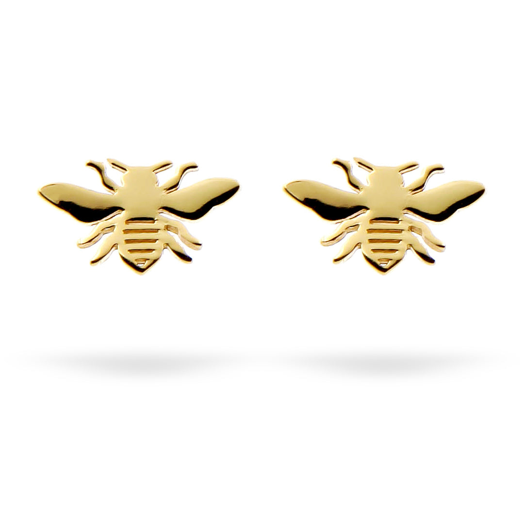 "Bee" Earrings in Gold Vermeil