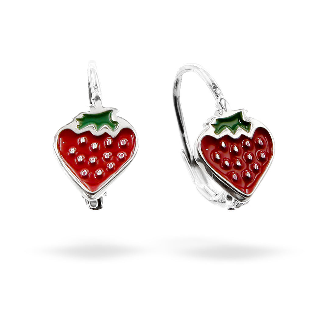 "Strawberry" Earrings in Sterling Silver