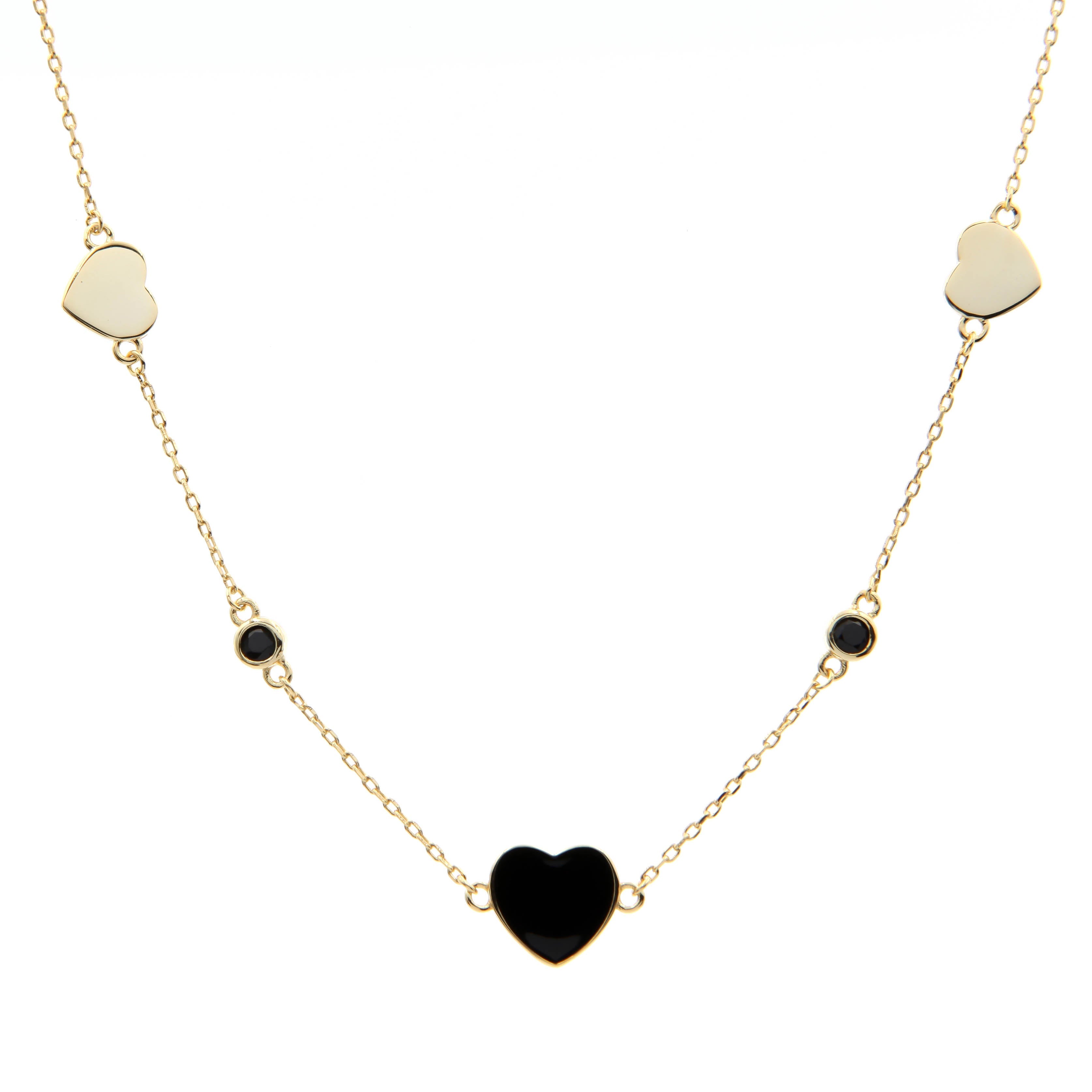 "Story of Golden Heart" Necklace